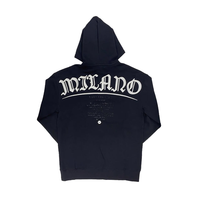 Roberto Vino Milano Mens Hoodie RVHO13 Black