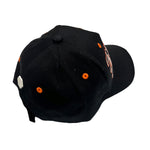 Roberto Vino Milano Unisex Flame Dat Hat RVCAP1FR Black