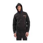 Roberto Vino Milano Mens Thunder Hoodie RVHO1-23 Black/Orange