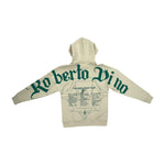 Roberto Vino Milano Mens World Tour Hoodie RVHO124 Beige