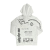 Roberto Vino Milano Mens Fake World Hoodie RVHO1724 White