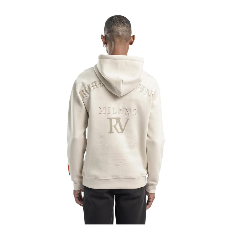 Roberto Vino Milano Mens  Hoodie RVHO2-23 Beige