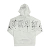 Roberto Vino Milano Mens Original Paint Hoodie RVHO924 White