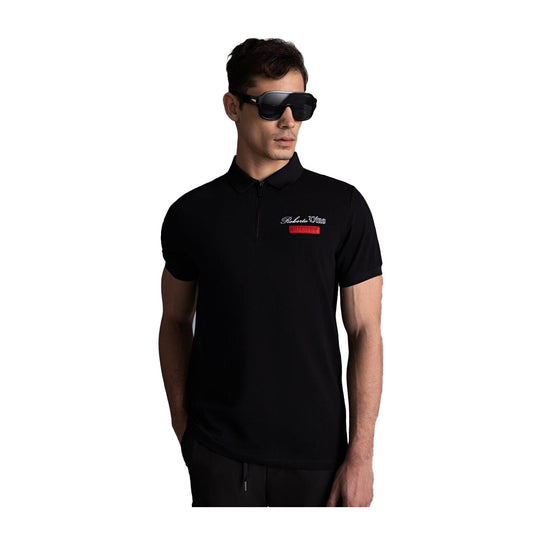 Roberto Vino Milano Mens Piazza Polo Shirt RVPUS01 Black
