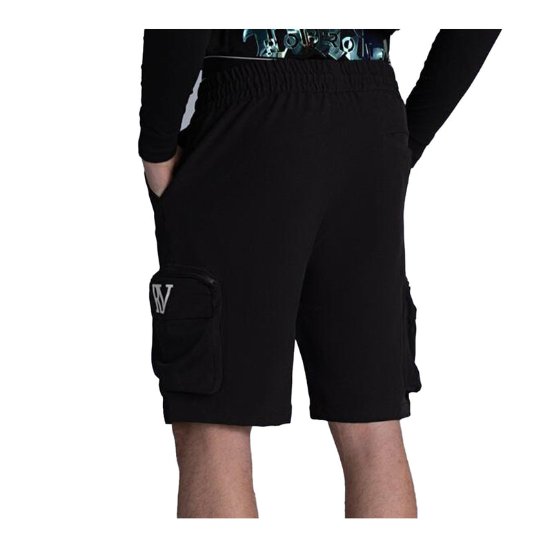 Roberto Vino Milano Mens  Cargo Shorts RVSGUS03 Black