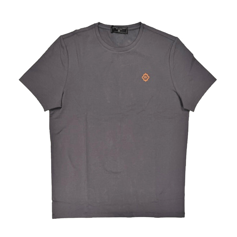 Roberto Vino Milano Mens  Crew Neck T-Shirt RVT11-23 D.Grey/Apricot
