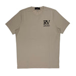 Roberto Vino Mens Crew Neck T-Shirt RVT21-BEIGE