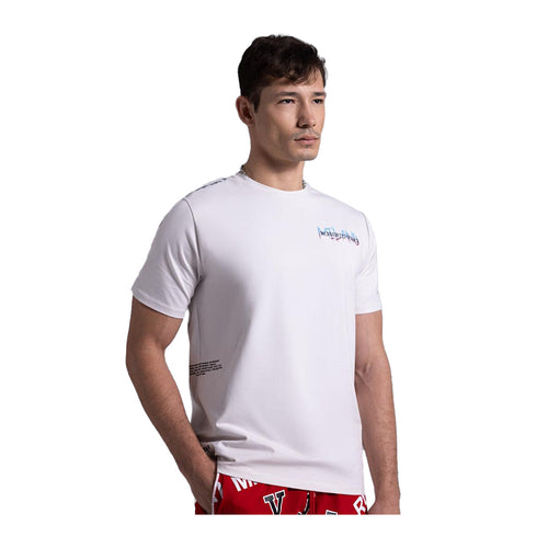 Roberto Vino Milano Mens Future Crew Neck T-Shirt RVTUS03 Lt Grey