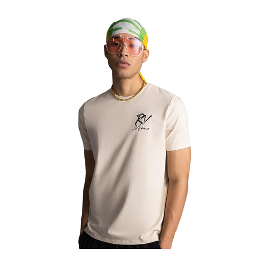 Roberto Vino Milano Mens Vino Moda Crew Neck T-Shirt RVTUS17 Beige