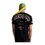 Roberto Vino Milano Mens Porta Vino Crew Neck T-Shirt RVTUS21 Black