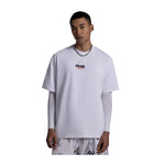 Roberto Vino Milano Mens Milano Back Crew Neck T-Shirt RVTUS28 White