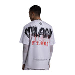 Roberto Vino Milano Mens Milano Back Crew Neck T-Shirt RVTUS28 White