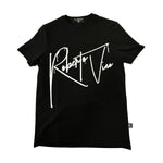 Roberto Vino Milano Mens Crew Neck T-Shirt RVT102 Black