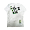 Roberto Vino Milano Mens Crew Neck T-Shirt RVT103 White