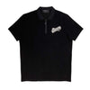 Roberto Vino Milano Mens Reflected Polo Shirt RVTECH PACK 70 Black