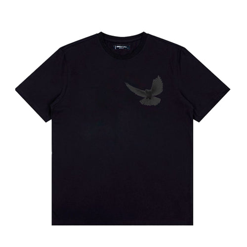 Roku Studio Mens 220 GSM White Dove Crew Neck T-Shirt RK1481517 Black