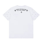 Roku Studio Mens From The Heaven To Street Crew Neck T-Shirt RK1481694-WHT White