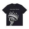Roku Studio Mens King Vibes Crew Neck T-Shirt RK1481703-BLK Black