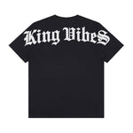 Roku Studio Mens King Vibes Crew Neck T-Shirt RK1481703-BLK Black