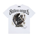 Roku Studio Mens Fallen Angel Crew Neck T-Shirt RK1481708-WHT White