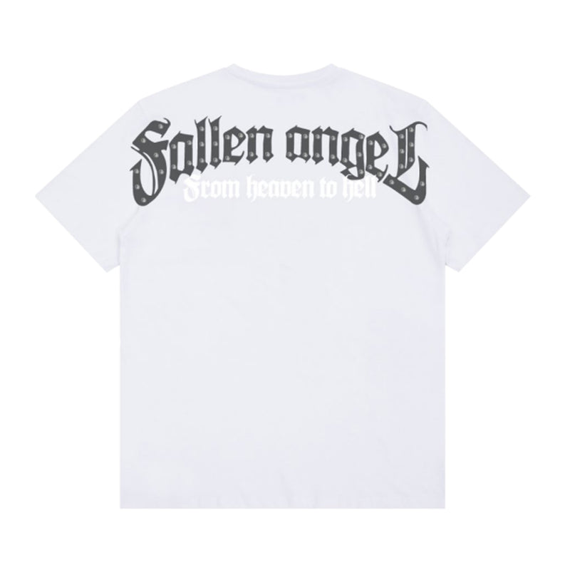 Roku Studio Mens Fallen Angel Crew Neck T-Shirt RK1481708-WHT White