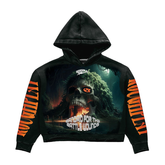Rough Play Mens Island Pullover Hoodie Green