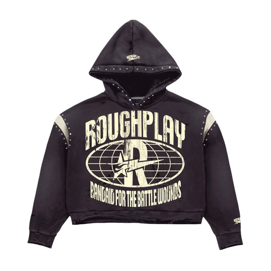 Rough Play Mens Pullover Hoodie Plum