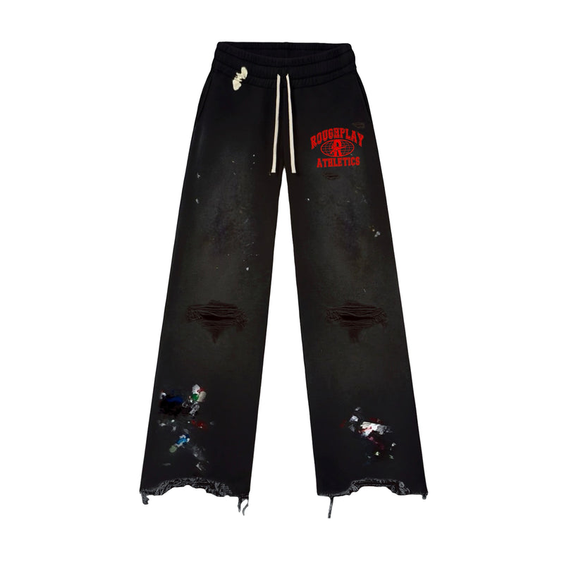Rough Play Mens Sweatpants Black/Red