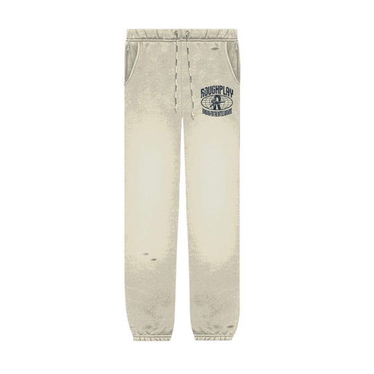 Rough Play Mens Sweatpants Tan/Navy