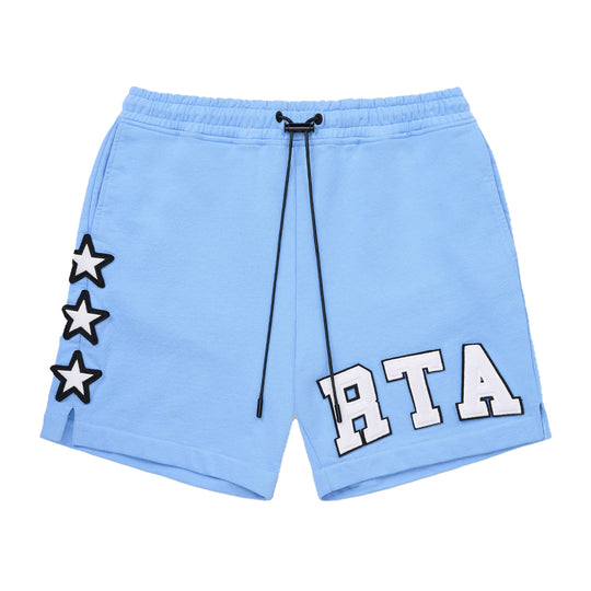 RTA Mens Clyde Shorts ME00K628-B1196SBCLG Sky Blue Collegiate