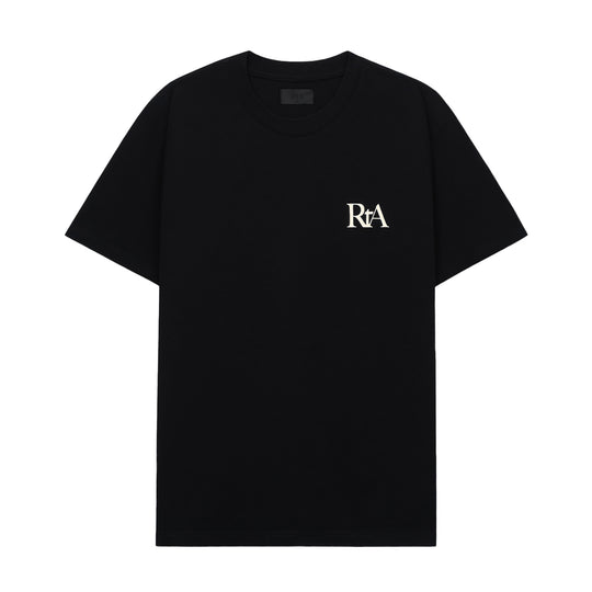 RTA Mens Liam Crew Neck T-Shirt MPVCK911-T1192BKPRD Black Paradise