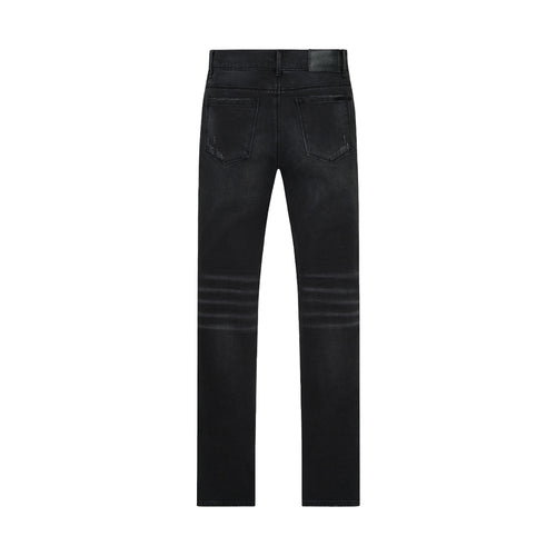 RTA Mens Bryant Destruction Skinny Fit Jeans MRLDD887-B1205CHDES Charcoal