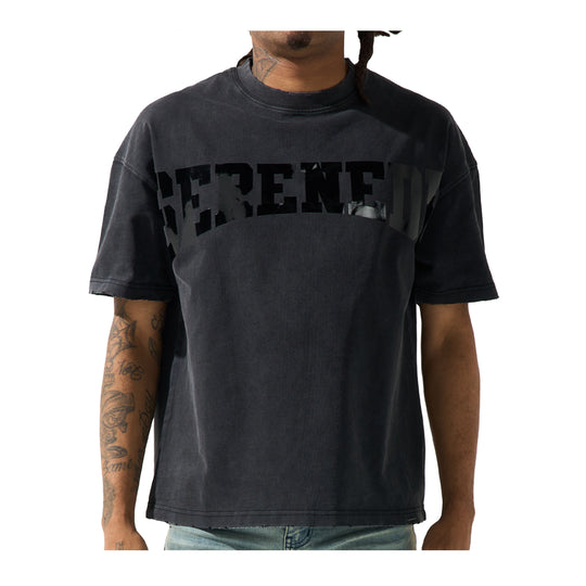Serenede Mens Dynasty Crew Neck T-Shirt DYNBSTYTEE-BLK Black