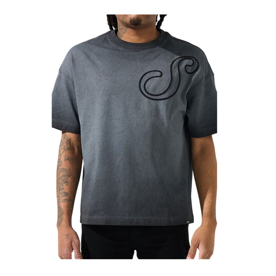Serenede Mens Kinetic Crew Neck T-Shirt KNTCBLK-BLK Black