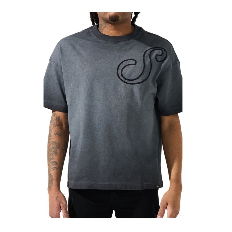 Serenede Mens Kinetic Crew Neck T-Shirt KNTCBLK-BLK Black