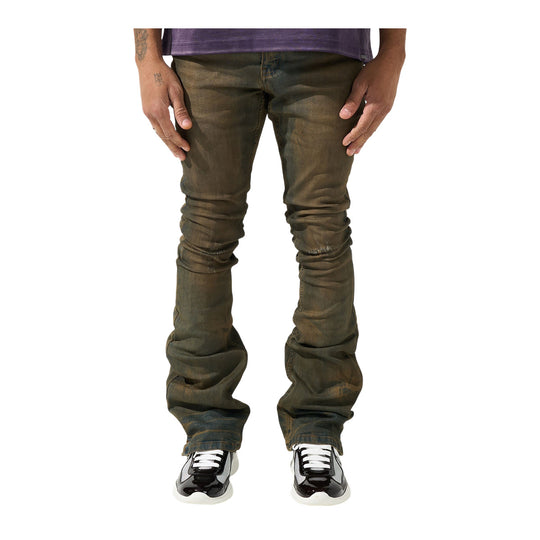 Serenede Mens Oud Stacked Jeans OUDSTKD-OUDWD Oudwood
