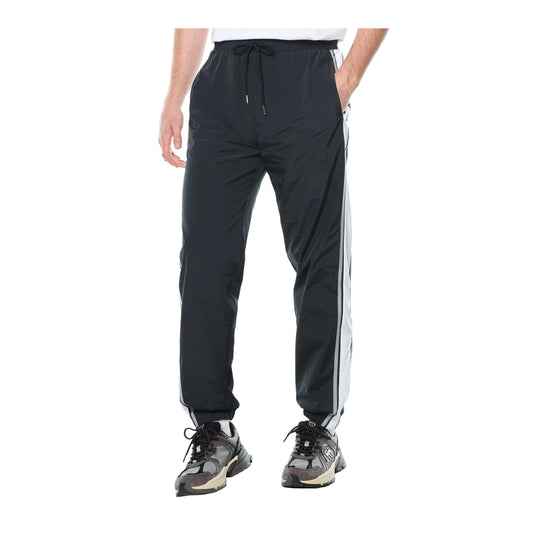 Sergio Tacchini Mens Fico Track Pants STF26M51717-598-BKBTY Black Beauty
