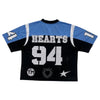 Shattered Hearts Mens Mesh Jersey Black/Blue