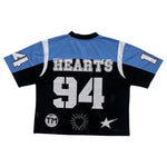 Shattered Hearts Mens Mesh Jersey Black/Blue