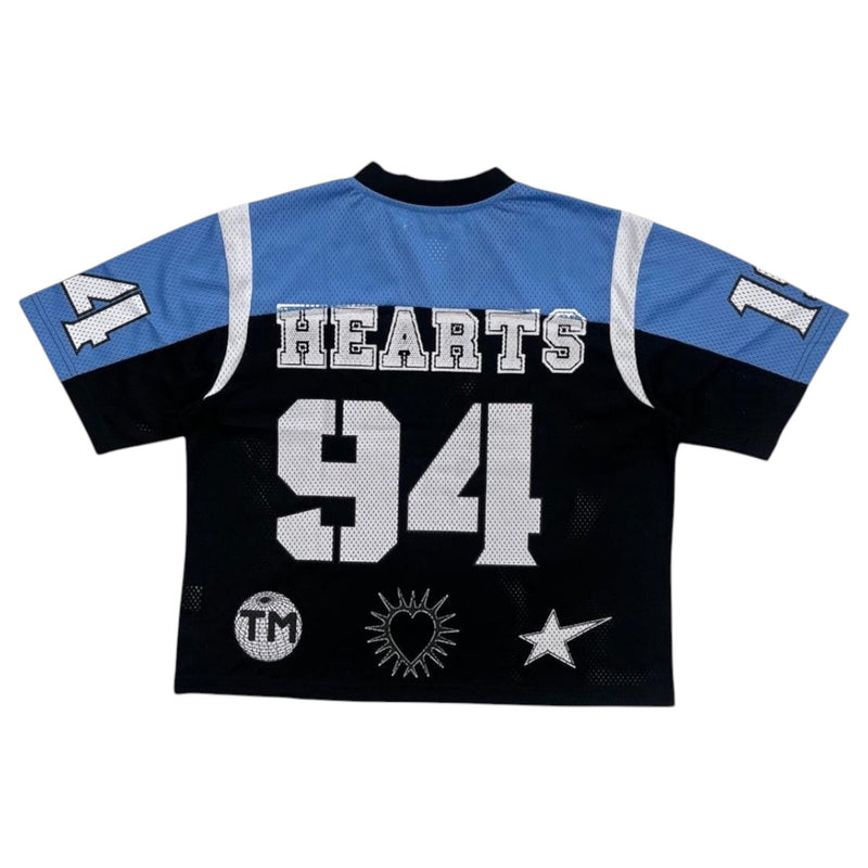 Shattered Hearts Mens Mesh Jersey Black/Blue