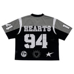 Shattered Hearts Mens Mesh Jersey Black/Grey