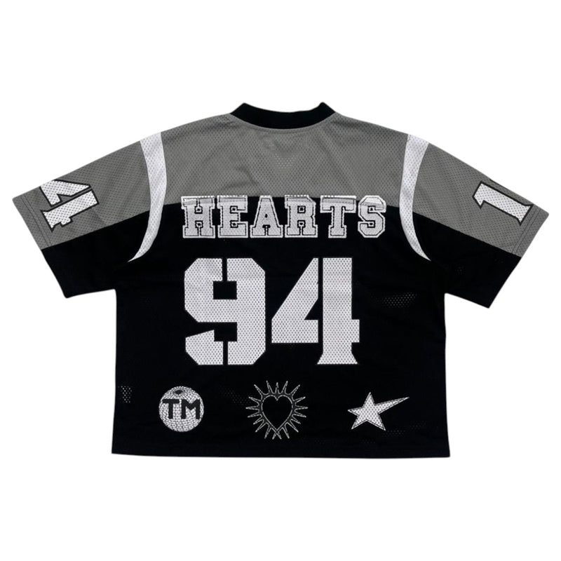 Shattered Hearts Mens Mesh Jersey Black/Grey