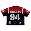 Shattered Hearts Mens Mesh Jersey Black/Red