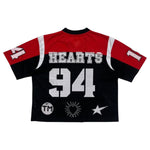 Shattered Hearts Mens Mesh Jersey Black/Red
