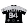 Shattered Hearts Mens Mesh Jersey Black/White
