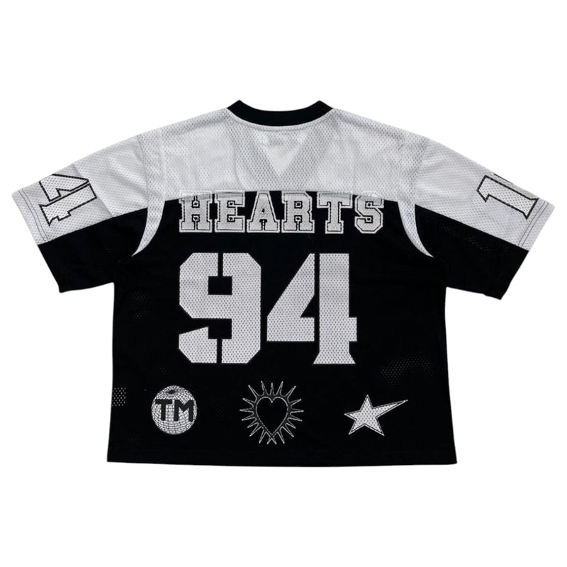Shattered Hearts Mens Mesh Jersey Black/White
