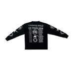 Shattered Hearts Mens US Tour Long Sleeve Shirt Black
