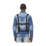 Smoke Rise Mens Patch Fashion Jacket Jacket JJ21731-BRISTOL BLUE
