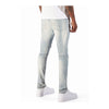 Smoke Rise Mens Big And Tall - Rip & Repaired Color Slim Fit Jeans JP23532 Natick Blue
