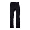 Smoke Rise Mens Utility Twill Stacked Pants JP23539 Jet Black